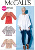 McCall's Patterns M7325 Misses' Gathered Tops & Tunic, ZZ (Large-X-Large-XX-Large)...