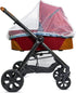 Baby Mosquito Net for Stroller, Carrier & Bassinet – Elastic Drawstring for Snug Fit Netting - Infant Bug Net for Jogger, Car Seat & Pack N Play –...