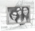 Malden International Designs 3038-46 Mirrored Glass With Silver Metal Inner Border Friends Picture Frame, 4x6, Clear...