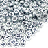 200Pcs Round Ancient Silver Letter N Beads,4x7mm Flat Letter-N Beads for Bracelets,Alphabet Beads for Jewelry Making DIY Necklaces Crafts Supply(S...