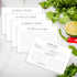 Recipe Instruction Cards | 50 | 4 x 6” inches Postcard Size | Recipe Index Cards for Kitchen Supplies, Recipe Box, Housewarming Gift, Wedding Show...