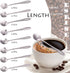 16 Pcs Teaspoon Tea Spoons, ESRISE Stainless Steel Cute Coffee Spoon for Tea Party Decorations (Silver)...