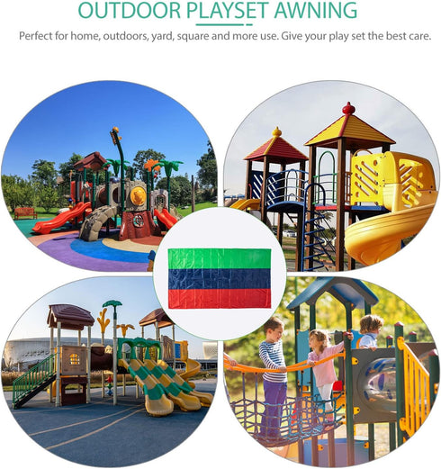 Kids Toys Swing Set Replacement Tarp for Play Set Outdoor Heavy Duty Tarp Cover Playground Tarp Replacement Suitable for Outdoor Playset Playgroun...
