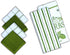 AMOUR INFINI Cotton Kitchen Towels and Dishcloths 6 Piece - 4 Terry Dishcloths (12” x 12”) and 2 Cotton Kitchen Towels (28” x 18”) for Gifting and...