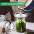 Canning Funnel with Strainer, Food Grade Funnel for Kitchen Use, Metal Large & Small Wide Mouth Funnels for Mason Jars, Stainless Steel & Dishwash...