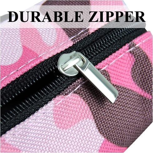 Andiker Dog Waste Bag Dispenser, Portable Dog Poo Bag Holder Leash Attachment with Zipper Pouches for Belt Leash (Green)...