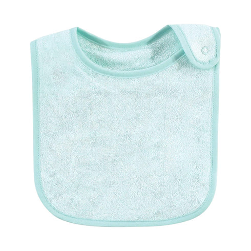 Hudson Baby Unisex Baby Rayon from Bamboo Terry Bibs, Coral Mint, One Size...