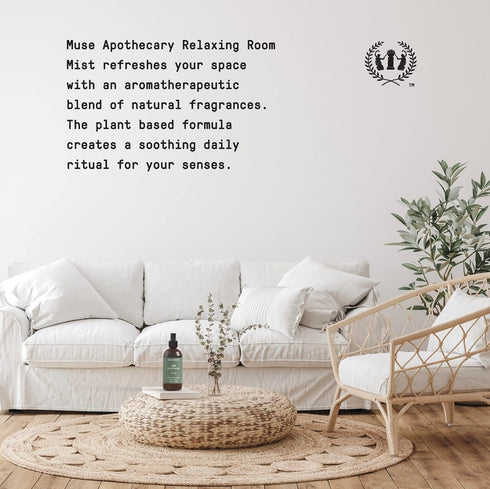 Muse Apothecary Room Ritual - Botanical Collection - Christmas Room Spray, Aromatic and Relaxing Room Mist, Air Freshener Spray, Infused with Natu...