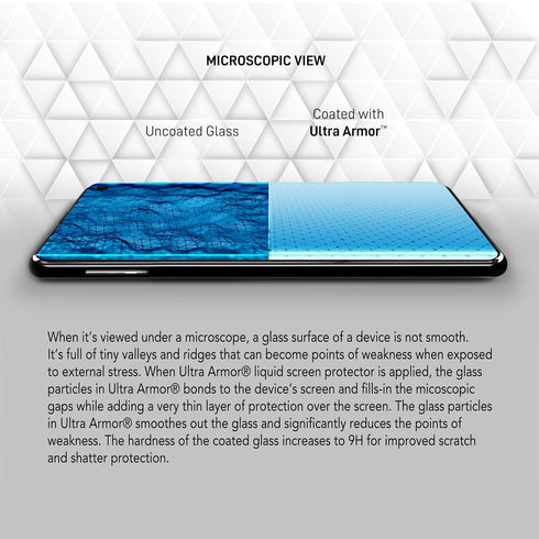 Liquid Glass Screen Protector for All Smartphones Tablets and Watches Wipe On Scratch and Crack Resistant Nano Protection for Up To 4 Devices - Bo...