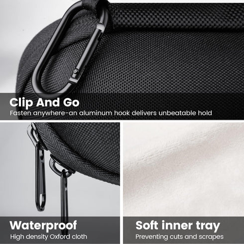 Hard Carrying Case Compatible with Beats Pill Speaker 2024 Version and Blue Tees Golf Player+ GPS Speaker, Lightweight and Portable Protection for...