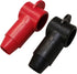 (Red & Black) 3/8" Stud Terminal Cover - Electrical Battery Connection Insulator (2 Pack)...