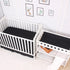 Black Diaper Changing Pad Cover with Strap Holes Set of 3, Snug Fit 4-sided Contoured Changing Table Pad 16x31 16x32, Fitted Change Pad Sheet for ...