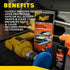 Meguiar's Quik Scratch Eraser Kit, Car Scratch Remover for Repairing Surface Blemishes, Car Care Kit with ScratchX, Drill-Mounted Pad, and Microfi...