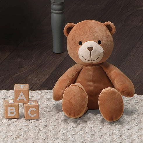 Bedtime Originals Animal Alphabet Plush Brown Bear Stuffed Animal Toy...