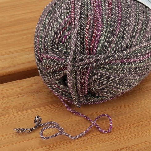 JubileeYarn Soft and Slim Yarn - 50g/Skein Bamboo Rayon Wool Blend - Purple Haze - 2 Skeins...
