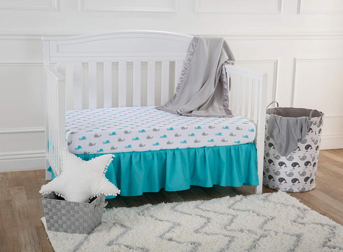 American Baby Company Fleece Blanket with Silk-Like Satin Trim, Soft, Warm & Cozy, Gray, 30" x 40" for Boys and Girls, Perfect for Baby Carrier, S...