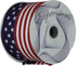 Craig Bachman Imports 8567339343 2.5" x 10 yd Red, White, Blue Stars/Stripes Ribbon...