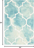 SAFAVIEH Dip Dye Collection 2' x 3' Turquoise/Ivory DDY535D Handmade Moroccan Watercolor Premium Wool Accent Rug...