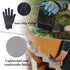 HANDLANDY Grip Work Gloves for Women Men, Safety Utility Yard Working Gloves, Flexible Touch Screen Mechanics Gloves (Grip-upgraded, Medium (Pack ...