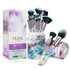 DUAIU Makeup Brushes 15pcs Premium Synthetic Bristles Crystal Handle Set Kabuki Foundation Brush Face Lip Eye Makeup Brush Sets Professional with ...