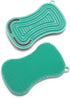 GreenLife Reusable Multipurpose Silicone 2 Pack Sponge and Scrubber, Hygienic and Odor Resistant Dish Washing, Scratch Free Cleaning, Dishwasher a...