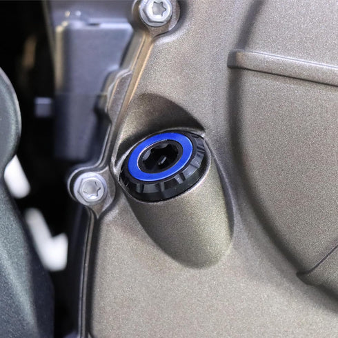 Engine Oil Filler Cap Cover Replacement for Yamaha MT-09 2013-2018/ T-MAX 530 2012-2016/ XSR900 2016-2018 Aluminum Oil Filler Plug(Blue)...