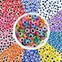 Evil Eye Beads for Jewelry Making,750 Pieces Flat Round Lampwork Evil Eye Turkish Handmade Resin Charms Spacer Beads for DIY Jewelry Bracelet Earr...
