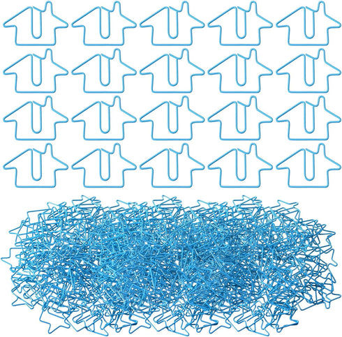 100 Pcs Clips Office Supplies House Paper Clips Real Estate Agent Gifts Office Paperclips Cartoon Creative House Shapes Paperclips for Office Home...