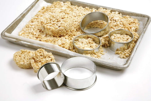 Bakeware Norpro Round Biscuit/Cookie Cutters 11 Pieces, 4 Inch Diameter, Silver...