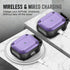 Maxjoy for AirPods 3rd Generation Case with Cleaner Kit,Powerful Magnetic,Drop-Proof and Wear-Resistant, Compatible with AirPods 3 Case Cover(2021...