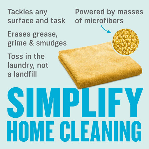 E-Cloth Microfiber Cloth, World's Leading Premium Microfiber Cleaning Cloth, Twice as Durable as Competition, 1 Year Guarantee, Ideal for Kitchen,...