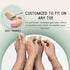 footinsole Toe Protectors Heels -Gel Toe Tube - Fabric Sleeve Protectors 2PCS (0.6 X 6 Inches)...