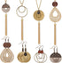 Fiada 8 Pcs Boho Necklace and Earring Sets for Women Girls Acrylic Resin Rattan Earrings Necklace Jewelry for Beach Party...