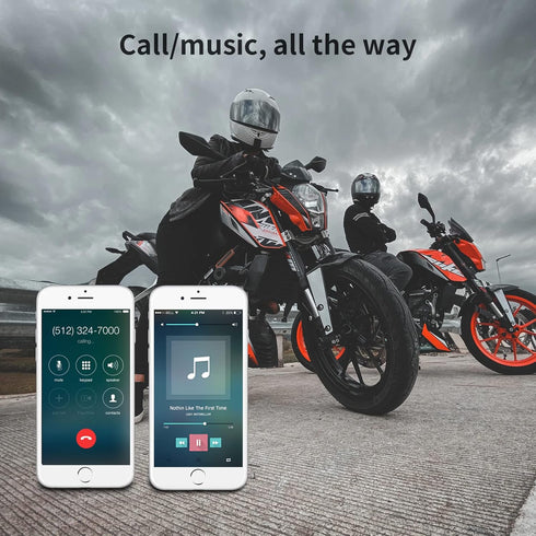 Bluetooth Helmet Headset, Ultra-Thin Motorcycle Helmet Speakers, Automatically Answer Incoming Calls, Volume Control, Dial Control, High Sound Qua...