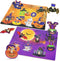 2Pcs Halloween Wooden Peg Puzzles, Halloween Toys for Toddlers Educational Puzzle Kids Halloween Party Favors Halloween Basket Stuffers Fillers Fa...