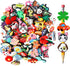 100 Pcs Different Style Pencil Topper Decoration,Cute PVC Different Pencil Charms Clip Designs for Boys and Girls,Cute School Supplies Classroom R...