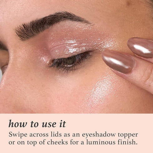 Julep Eye Gloss 101 Multi-Use Eye + Cheek Glaze - Non-Sticky Wet Look Effect - Luminous Finish...