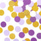 White Purple-Gold Party Decorations Confetti - 300pcs Glitter Graduation Mothers Day Table Confetti Woman Girl Birthday Party Decoration Bridal Ba...