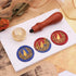 SWANGSA Starry Cat Wax Seal Stamp Kit with 60pcs Sealing Wax Beads, Wax Seal Melting Spoon and Gift Box, Great for Embellishment of Invitations, W...