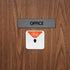 Kichwit Privacy Sign, Do Not Disturb, Out of Office, Please Knock, in a Meeting, Conference Sign for Offices, Square Shaped, 4.9 Inch, Silver...