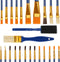 Acrylic Paint Brushes Set, Halobios 25 Pcs Artist Paintbrushes Acrylic Painting Brushes for Children Beginners, Artist Painting Kits for Acrylic O...