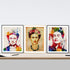 Pack of Sheet for framing Frida Creative. Posters watercolour style. Home Decor. Sheets for framing Paper 250 Grams...