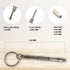 5 in 1 Optical Keychain Mini Precision Stainless Steel Screwdriver for glasses Frame Sunglasses, Jewelry, and Watch Repair Nosepad Repair By Sport...