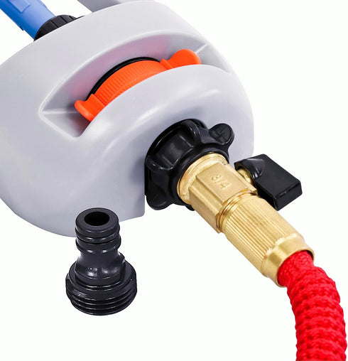 GRÜNTEK Oscillation Sprinkler PRIMAVERA up to 3617 ft² Irrigation Area, Blasting Width Up to 69x49ft., Oscillating Sprinkler for Lawn, Plants, Gar...