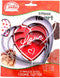 Heart Cookie Cutter Set, 4 Piece, Premium Food-Grade Stainless Steel, Dishwasher Safe...