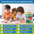 BrightStart Brain Focus Vitamins for Kids & Teens, Attentive Child Supplement Omega 3 for Kids, Focus Booster Nootropic Supplement Support Attenti...