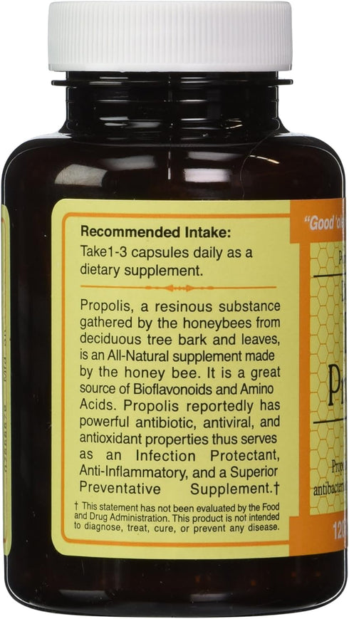 Durham's Bee Propolis 500mg 120 Capsules...