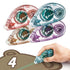 Double Sided Tape Roller 4 Pack - Scrapbooking Glue Tape Runner for Crafts Adhesive Crafters Tape Roller for Paper Handicraft Gift Wrapping Scrapb...