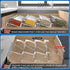 Clear Acrylic Spice Drawer Organizer, 4 Tier- 2 Set Expandable From 13" to 26" Seasoning Jars Drawers Insert, Kitchen Spice Rack Tray for Drawer/C...