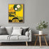 Posterizer 1 pcs-retro surreal happy bright landscape collage-Abstract & Modern Art-Floral & Botanical Art-Gift for Art Lovers- UNFRAMED Wall Art...